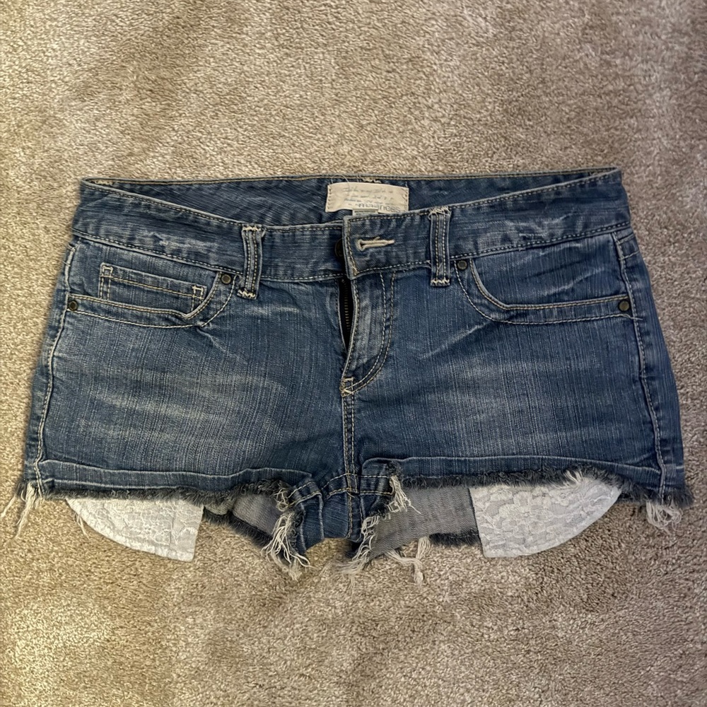 Maurices Blue Denim Shorts